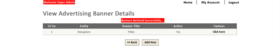 Ad Banner Details